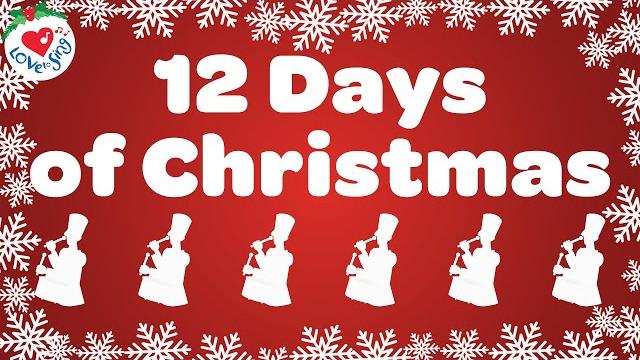 12 days of christmas with lyrics christmas songs and carols 12 days of christmas with lyrics christmas songs and carols