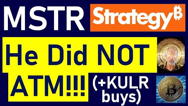 Mstr stock: no common atm used this past week & preferred atms ramping + kulr buy & $300m raise! Mstr stock: no common atm used this past week & preferred atms ramping + kulr buy & $300m raise!