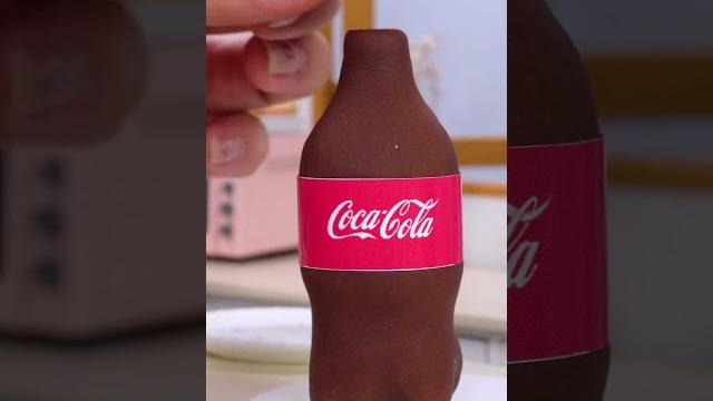 Amazing miniature coca cola cake design #yumupminiature Amazing miniature coca cola cake design #yumupminiature