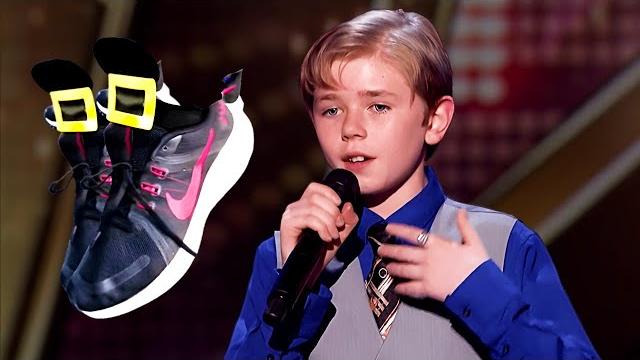Kid sings one two buckle my shoe on america's got talent Kid sings one two buckle my shoe on america's got talent