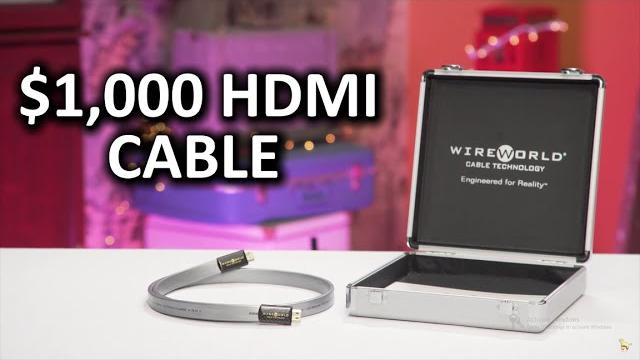 $1,000 hdmi cable!? - useless tech over $100 ep. 1 $1,000 hdmi cable!? - useless tech over $100 ep. 1