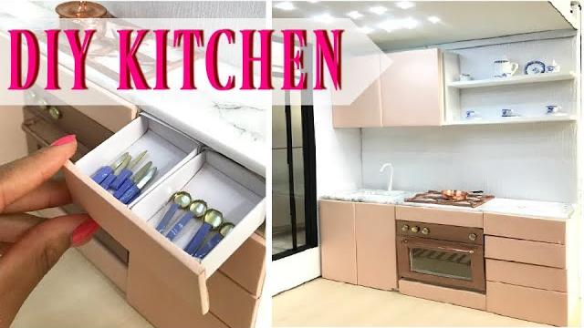 Diy miniature kitchen Diy miniature kitchen