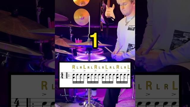 Упражнение на установке #барабан #барабаны #ноты #drums #drum #drummer #ударные #drumming Упражнение на установке #барабан #барабаны #ноты #drums #drum #drummer #ударные #drumming