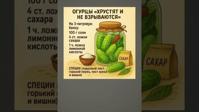 Хрустящие огурцы.. Хрустящие огурцы..