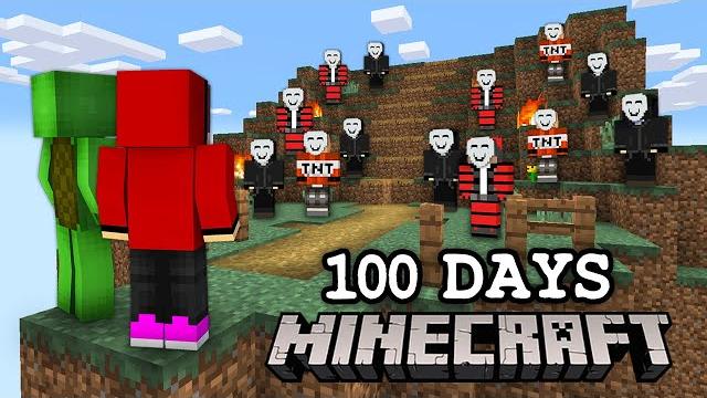 I survived 100 days in the purge in minecraft I survived 100 days in the purge in minecraft
