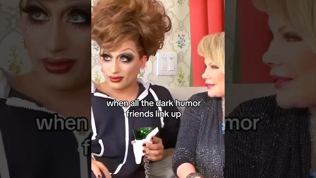 Joan rivers & bianca del rio #shorts Joan rivers & bianca del rio #shorts