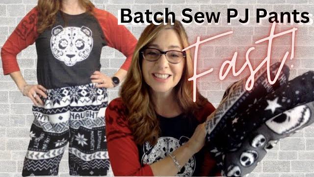 Sew 3 pairs of pj pants fast!! beginner-friendly! Sew 3 pairs of pj pants fast!! beginner-friendly!