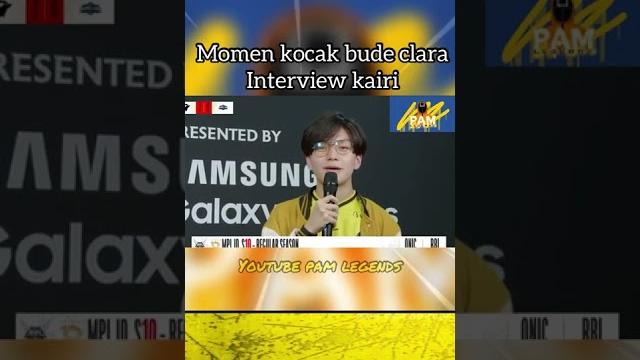 Moment kocak bude clara interview kairi Moment kocak bude clara interview kairi