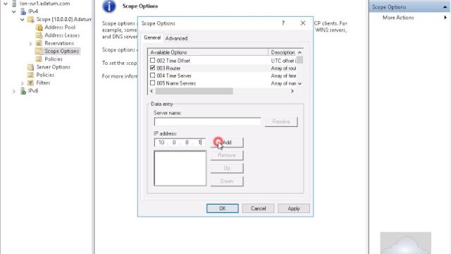 20741 demo5 configuring a dhcp server 20741 demo5 configuring a dhcp server