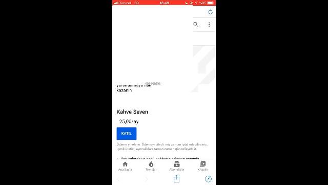 Iphone telefon i̇le nasil kanal üyesi̇ olunur Iphone telefon i̇le nasil kanal üyesi̇ olunur