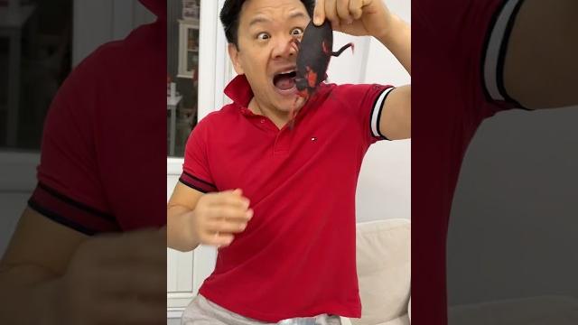Dad's a cockroach 🫣 leonata family #shorts Dad's a cockroach 🫣 leonata family #shorts