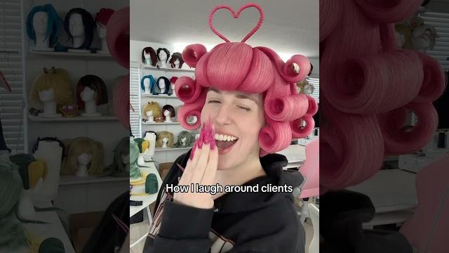 How i laugh as a cosplay wigmaker #wigstyling #cosplay #cosplaywig #monsterhigh #animalcrossing How i laugh as a cosplay wigmaker #wigstyling #cosplay #cosplaywig #monsterhigh #animalcrossing