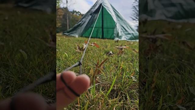 Making a big tent with a tarp ️ Making a big tent with a tarp ️