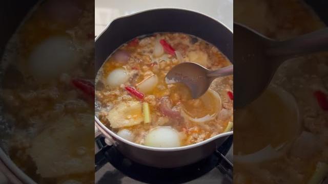 Tom yum ต้มยำวุ้นเส้นหมูสับน้ำข้น️ #สูตรอาหาร #ทำอาหาร #อาหารไทย #thaifood #cooking #recipe Tom yum ต้มยำวุ้นเส้นหมูสับน้ำข้น️ #สูตรอาหาร #ทำอาหาร #อาหารไทย #thaifood #cooking #recipe