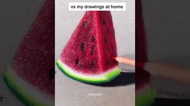 My art in class vs at home | artcoaster #shorts My art in class vs at home | artcoaster #shorts