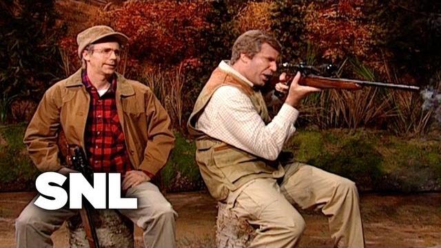 George h. w. bush and george w. bush go hunting - snl George h. w. bush and george w. bush go hunting - snl