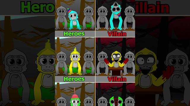Incredibox sprunki - banana mod heroes vs villains! Incredibox sprunki - banana mod heroes vs villains!