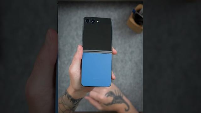 Unboxing the exclusive matte blue galaxy z flip 5! Unboxing the exclusive matte blue galaxy z flip 5!