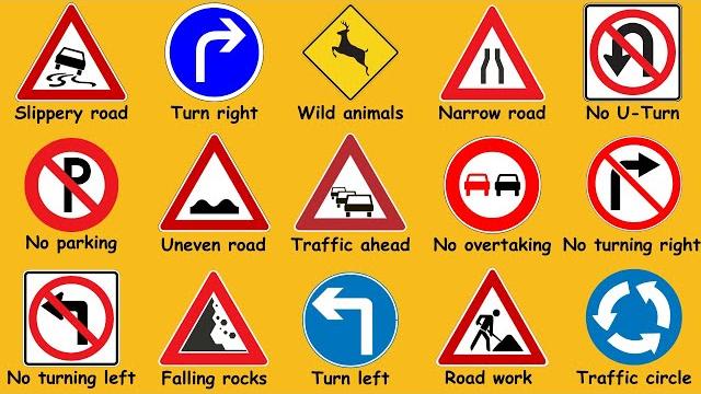 40 important road signs that you need to know when driving | traffic signs | english vocabulary 40 important road signs that you need to know when driving | traffic signs | english vocabulary