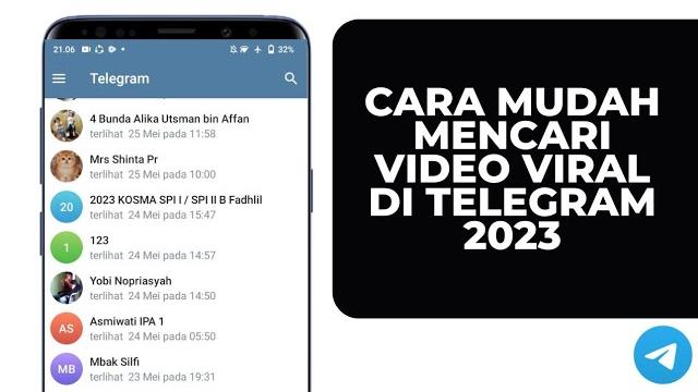 Cara mudah mencari video viral di telegram Cara mudah mencari video viral di telegram