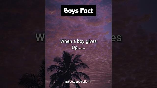 When a boy gives up... #shorts When a boy gives up... #shorts