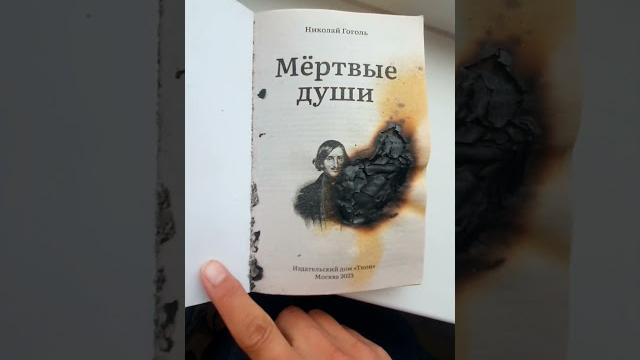Символично подпалился #гоголь #мертвыедуши Символично подпалился #гоголь #мертвыедуши