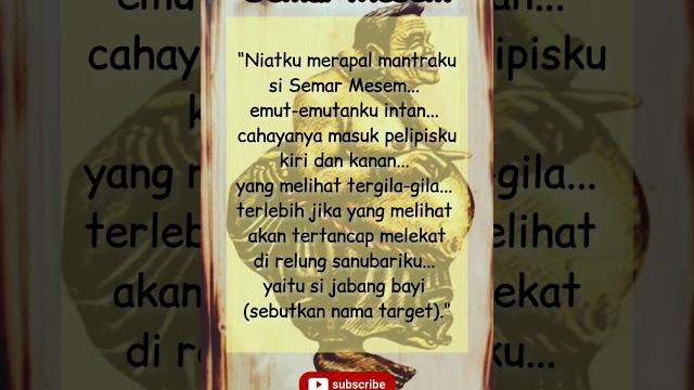 Teks ajian pelet semar mesem #shorts #semar #walisongo Teks ajian pelet semar mesem #shorts #semar #walisongo