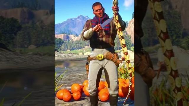 Dramatic surviving skills s529 #rdr2 #shorts Dramatic surviving skills s529 #rdr2 #shorts