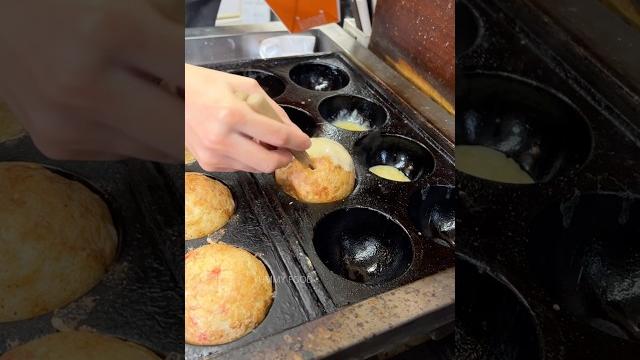 Giant cheese takoyaki Giant cheese takoyaki