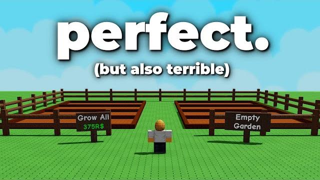 Grow a garden is the final boss of roblox games. Grow a garden is the final boss of roblox games.