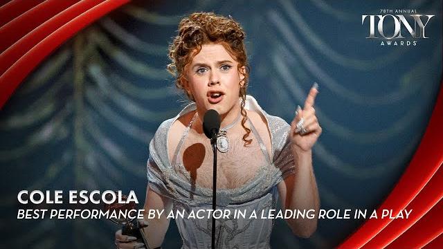 Cole escola | 2025 tony awards acceptance speeches Cole escola | 2025 tony awards acceptance speeches