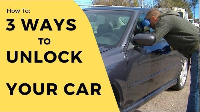 How to unlock a car door (without a key) How to unlock a car door (without a key)