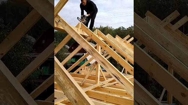 Timber roof construction Timber roof construction