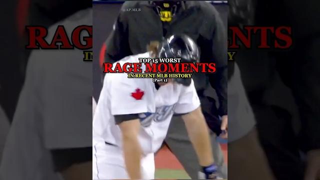 Top 15 worst rage moments in mlb history | part 1 Top 15 worst rage moments in mlb history | part 1