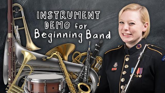 Instrument demonstration for beginning band Instrument demonstration for beginning band