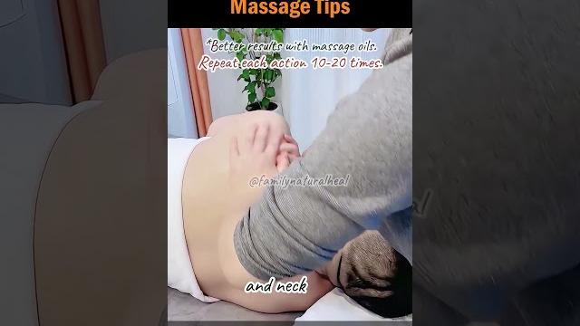 Family shoulder-neck massage tips Family shoulder-neck massage tips