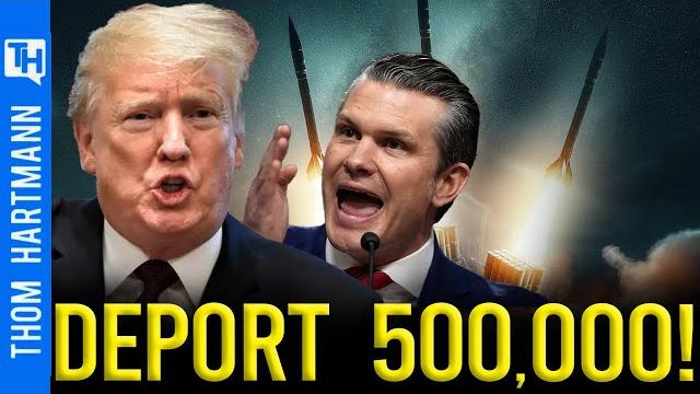 What's worse? trump orders five-hundred thousand deportations or hegseth's insane war plans? What's worse? trump orders five-hundred thousand deportations or hegseth's insane war plans?