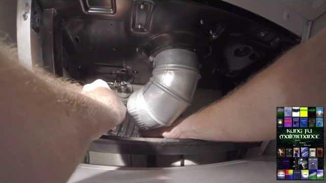 How to run new dryer vent install or replace old hot air leaking hose in super tight quarters How to run new dryer vent install or replace old hot air leaking hose in super tight quarters