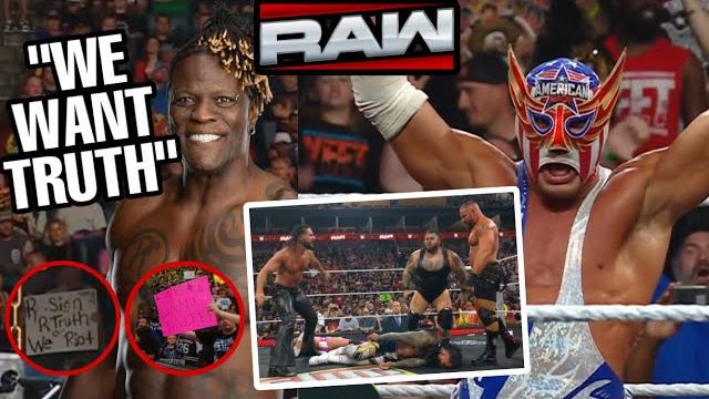 We want truth chants! el grande americano in mitb! karrion kross confronts sami zayn! wwe raw We want truth chants! el grande americano in mitb! karrion kross confronts sami zayn! wwe raw