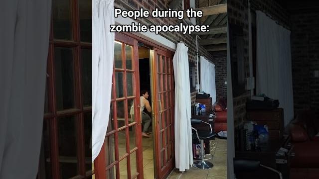 Zombie apocalypse: normal people vs gamers. Zombie apocalypse: normal people vs gamers.