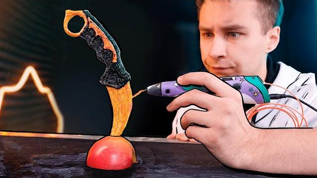 Учусь рисовать 3d ручкой за 24 часа Учусь рисовать 3d ручкой за 24 часа