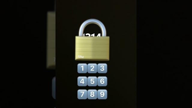 現在密碼是多少?提示:鎖的左下角。 現在密碼是多少?提示:鎖的左下角。