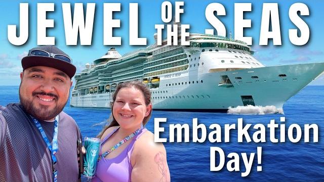 Boarding royal caribbean's 21 year old jewel of the seas! embarkation day! royal caribbean vlog 2025 Boarding royal caribbean's 21 year old jewel of the seas! embarkation day! royal caribbean vlog 2025