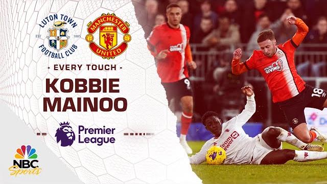Every touch: kobbie mainoo leads manchester united past luton town | premier league | nbc sports Every touch: kobbie mainoo leads manchester united past luton town | premier league | nbc sports