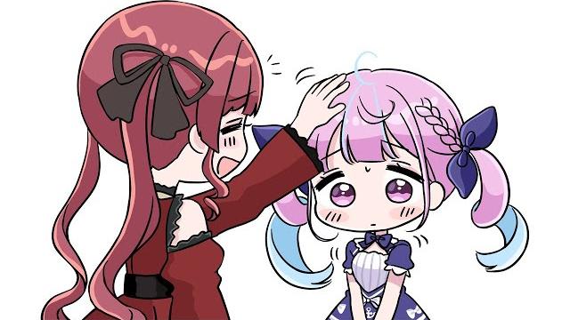 Marine can't take aqua's cuteness【animated hololive/eng sub】【minato aqua/houshou marine】 Marine can't take aqua's cuteness【animated hololive/eng sub】【minato aqua/houshou marine】