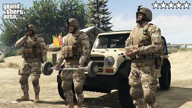 Gta 5 - army michael, franklin and trevor vs five star epic battle! (fort zancudo assault) Gta 5 - army michael, franklin and trevor vs five star epic battle! (fort zancudo assault)