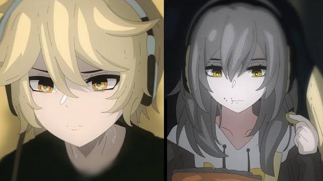 Playing genshin impact vs honkai: star rail | animation Playing genshin impact vs honkai: star rail | animation