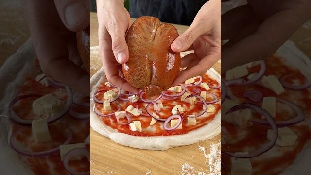 ’nduja, fresh mozzarella, and basil pesto on top — pure perfection. #shorts #pizza #food #love ’nduja, fresh mozzarella, and basil pesto on top — pure perfection. #shorts #pizza #food #love