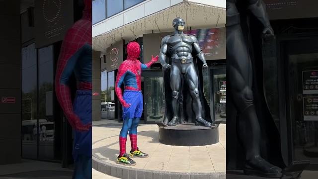 Spiderman and batman#shorts Spiderman and batman#shorts