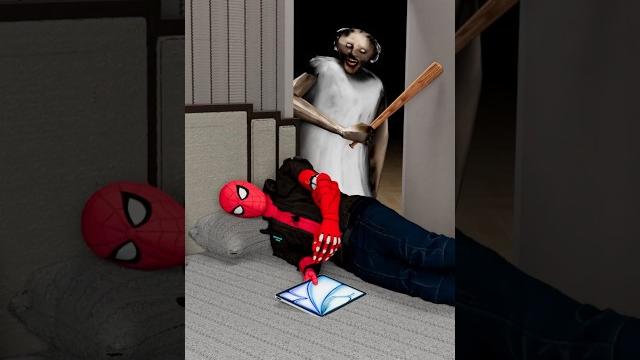 Spiderman vs evil granny | player in action 3 | marvel animation Spiderman vs evil granny | player in action 3 | marvel animation